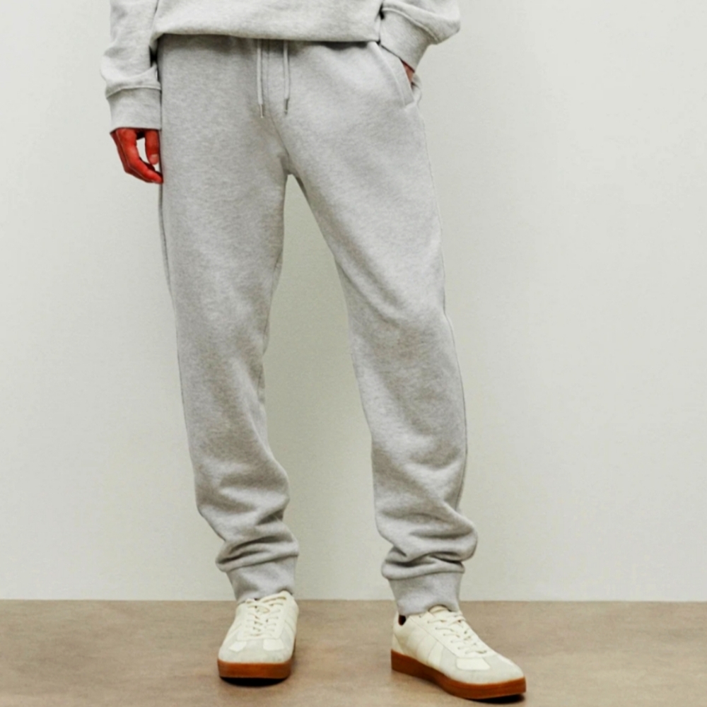 H&M Sweatpants Grey Joggers Lounge Pants Mens Cozy Warm L